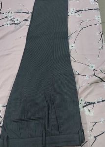 Striped Grey Formal Trousers