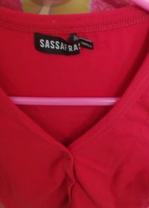 Red Crop Top