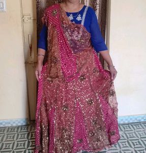 Chaniya Choli Saree Without Blouse