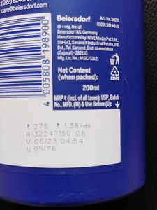 Nivea Nourishing Body Milk Lotion