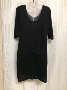 In Extenso Black Mini Dress