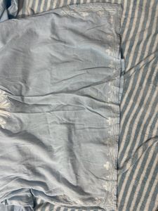 Sky Blue Chikenkari Kurta Short Length