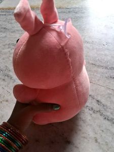 Cute Pink Bunny Plush