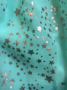 Aqua Star Print Top