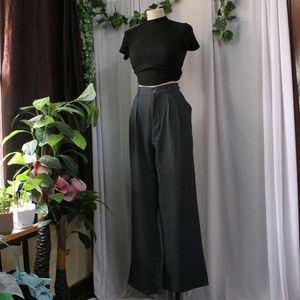 Urbanic Grey Flared Pants