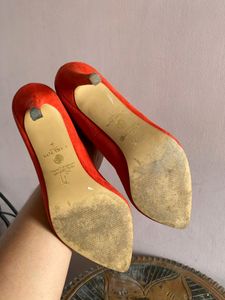 Carlton London Crimson Red Heels