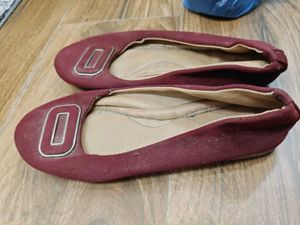 Burgundy Ballerinas