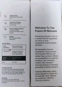 Minimalist Face Serum