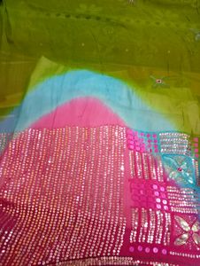 Party Heavy Saree Without Blouse