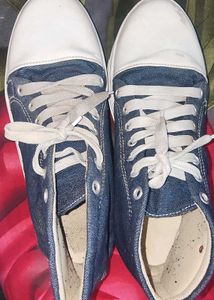 Denim Sneakers Shoes (Shoe)Blue