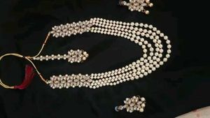 Pearl &amp; Crystal Jewelry Set