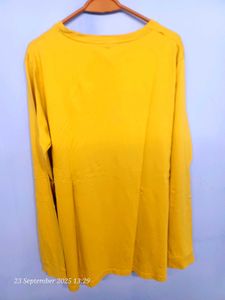 Yellow Men Full T-shirt 👕