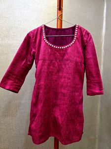 Ethnic Top with Pearl Detail