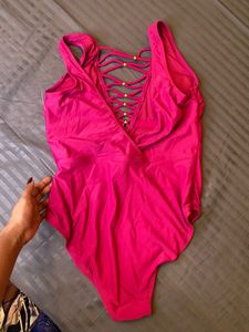 imported Hot Pink padded bodysuit