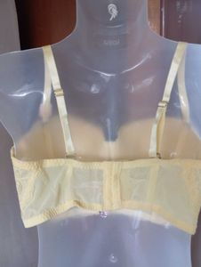 Yellow Lace Bra