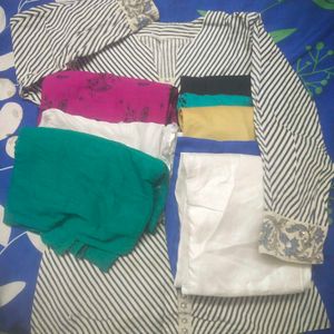Used Top Leggings And Dupattas