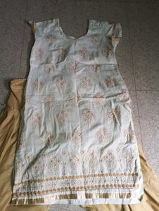Embroidered Indian Salwar Kameez Fabric