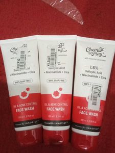 Pack Of 3 Chemist At Play Salicylic Face Wash