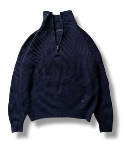 Navy Blue Knit Sweater