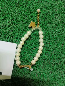 Butterfly Pendant Necklace And Bracelet