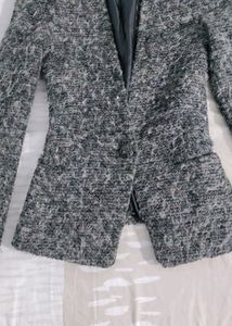 Tweed Wool Blend Jacket