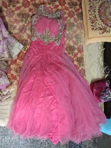 Elegant Pink Ethnic Gown