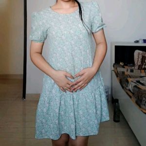 Sky blue mini princess dress