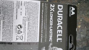 Duracell 2x Longer Lasting Batteries