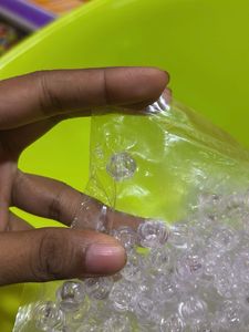 White Beads Combo ( Circular And Drop)