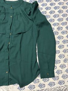 Olive Green Formal Shirt