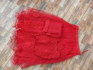 Red Lehenga For Women Like New