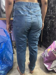 Pull-on Denim Pants