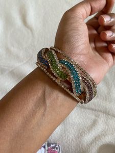 Colorful Crystal Bangle