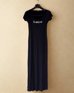 Black Bodycon Maxi Dress