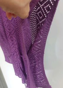 Nice Knitted Purple Top