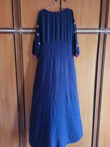 XL Navy Blue Ethnic Gown
