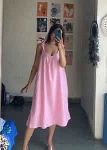 Pink Cotton Dress