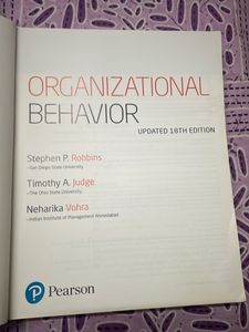 Organizational Behaviour