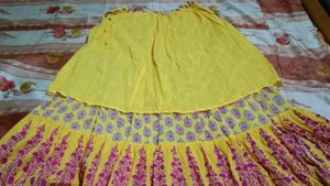 Colorful Flared Skirt