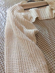 Cream Knit Bolero Shrug
