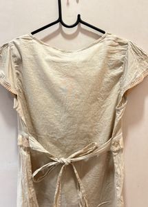 Vintage Lace Trim Corset Top