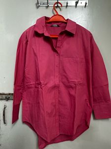 Pink Oversized Shirt