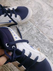 Blue &amp; White Sneakers 🧿