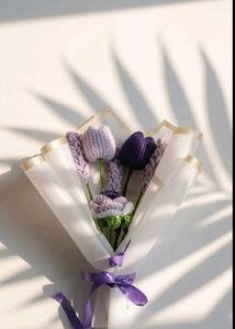 Crochet Tulip Bouquet