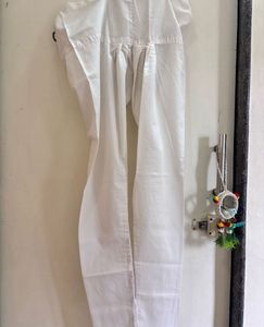 Embroidered White Kurti