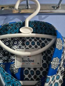 Patterned Button-Down Shirt