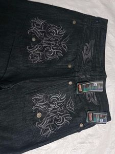 Dark Wash Wide Leg Jeans