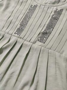 Sage Green Embellished Top