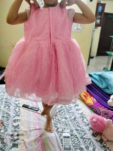 Pink Sequin Princess Dress