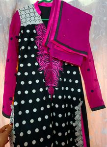 ❗Price Drop Pakistani Heavy Long Kurti With Dupatt